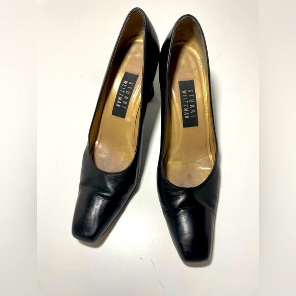 Stewart Weitzman Shoes - Vintage Stewart Weitzman Black Heels Size 7 AA